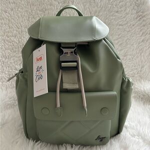 Lug Wiffle Satin Luxe Vegan Leather Backpack